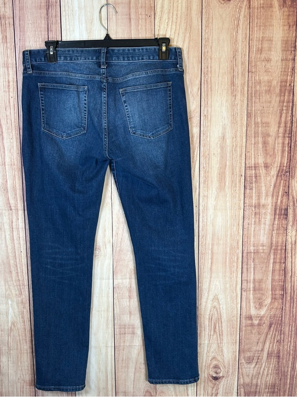 GAP Womens Jeans Sz 31 / 12 Mid Rise Straight Leg  Blue Denim Stretch Pants #225 - Picture 6 of 16